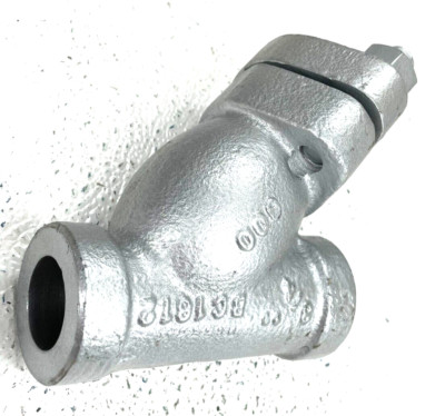 Y Strainer Cast Steel WCB 3/4'' Socket Weld Class 600 1480-Psi WOG Bolted Cover