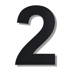 Upgrade Modern House Numbers-10 Inch High Stainless Steel Floating Home Addre...