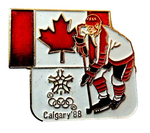 1988 Calgary Winter Olympics Ice Hockey Lapel/Hat Pin | eBay
