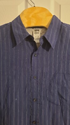 North Face Button Up Shirt Long Sleeves Size Large Vented