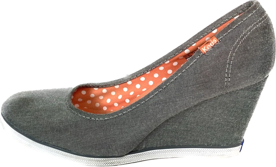 Cuñas lisas Keds Damesel con plantilla de lunares tacón Foto 4 de 4