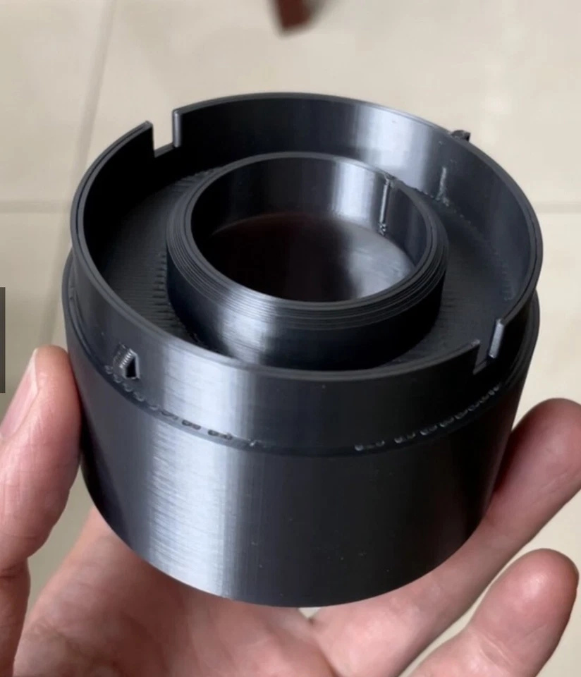 3D print PLA single dose hopper and TPU bellow for BARATZA Vario Virtuoso+ Encor - Image 4 of 4