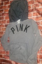 Victoria's Secret Womens Zip Hoodie Jacket Small No String Oklahoma State