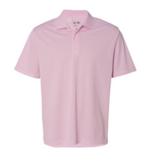ADIDAS GOLF Polo Mens CLIMALITE Short Sleeve Polo Shirt Team Rose Sz M NWT