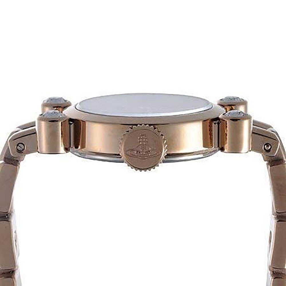 Vivienne Westwood Diamond Shell Watch White × Pink Gold Japan made
