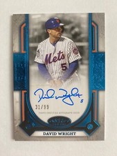 2024 Topps Tier One PPA-DWR David Wright Certified Prime Auto Blue 31/99 Mets