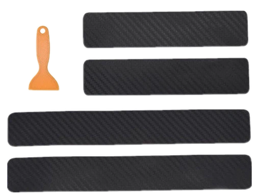 5X Protector Alféizar Cubierta Antiarañazos Placa Puerta Coche Adhesivo Parachoques Tira Anti Arañazos - Imagen 3 de 6