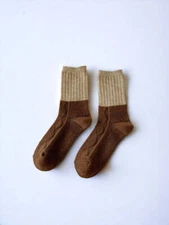 10 pairs Thickened Mid-Calf Cashmere Artistic Wool Socks