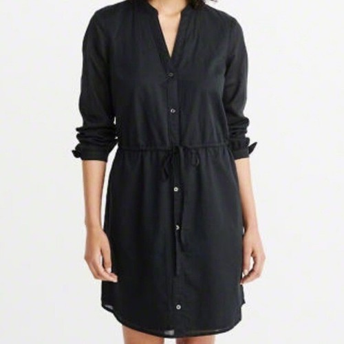 Fitch Black Shirt Dress Size 