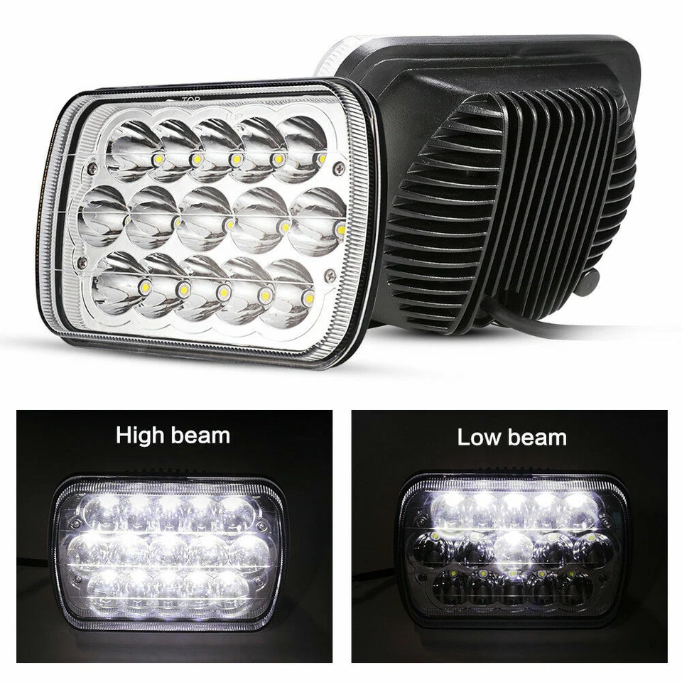 Faro LED de haz sellado 4 piezas 7x6"" 5X7""  Foto 2 de 4
