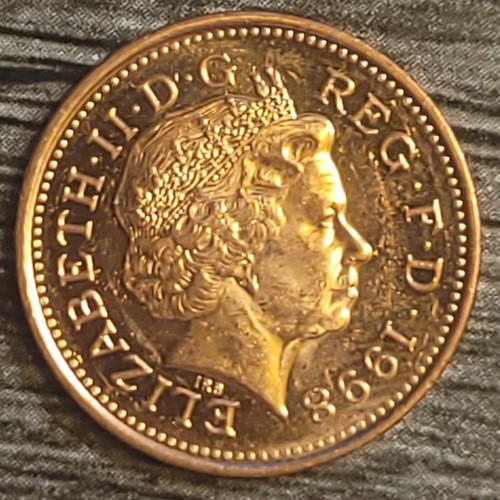 1998 Great Britain ONE PROOF Penny UNCIRCULATED COINBAG MARKS eBay