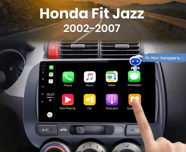 Autoradio GPS pour Honda Jazz remplacez votre vieux lecteur par un écran tactile Carplay moderne