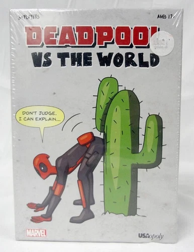Brand New Deadpool Vs. The World Adult Board Card Game New in Box Sealed
