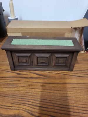 vintage NOS Broan wood grain door chime mod 980 walnut cover  new in box