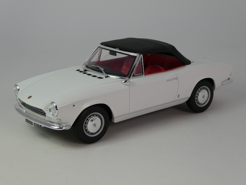 Laudoracing Fiat 124 Sport Spider White 1968 1/18 LM172E | eBay