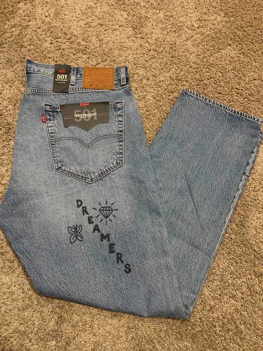 Levi's Premium 501 '93 Straight Jeans Young Legend Men's 40X32 NWT