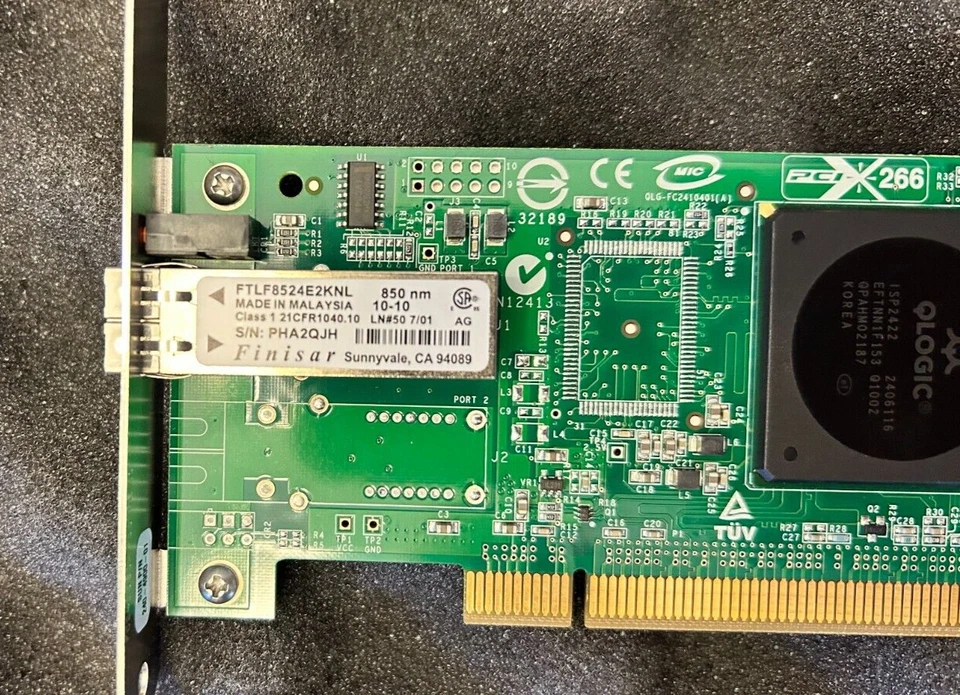 Sun ( 375-3354-01) Qlogic QLA2460 PCI-X 4GB 1 Port Fibre Channel (QTY 4) - Image 4 of 4
