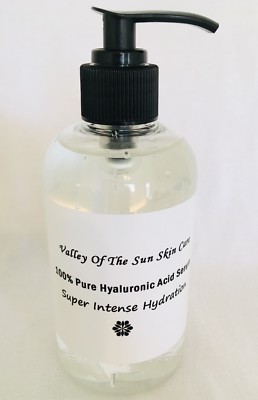 9oz Pure Hyaluronic Acid Serum With Pump INTENSE Hydration! WHOLESALE PRICES