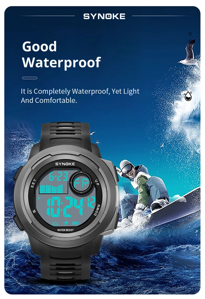Mens watch with alarm function clearance