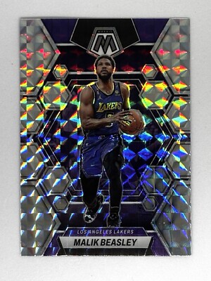 2022-23  Panini Mosaic - Malik Beasley Silver Prizm Parallel #53 - Lakers