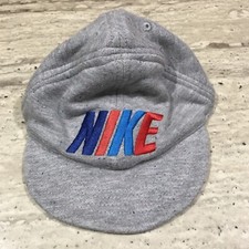 Nike Infants Newborn Gray Soft Baseball Cap Hat