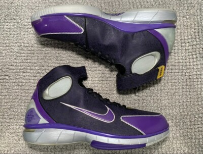 Nike Air Zoom Huarache 2K4 KB Kobe Laser Purple Lakers SIZE 11 | eBay
