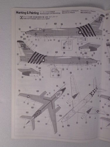 HASEGAWA 1:72 Douglas KA-3B Skywarrior U.S. Navy Kit No.:K42 - Vintage 1998 - Imagen 18 de 21