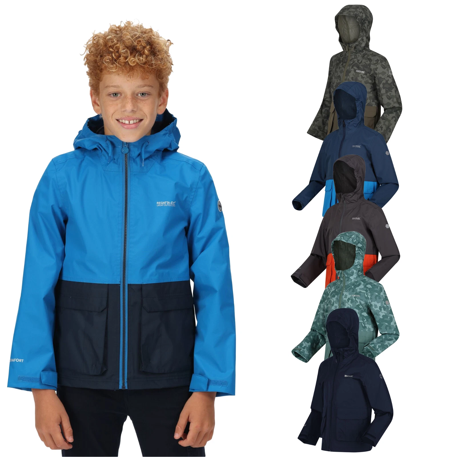 Regatta Kids Hywell Lightweight Waterproof Jacket