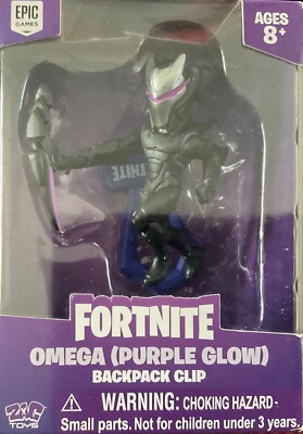Epic Games Fortnite Backpack Clip Omega Purple Glow Figure Zag Toys