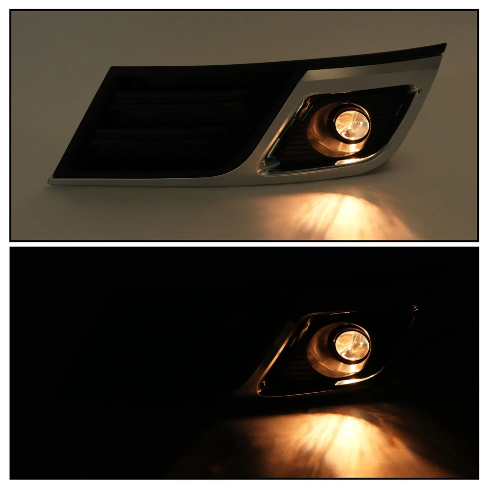 HECASA Pair Front Fog Lights w/ Bezel Trim For Chevrolet Traverse 13-17 20988620 - Image 4 of 4