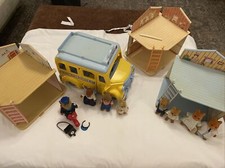 Vintage Maple Town Tonka 1988 Lot Figures bus Playsets Calico
