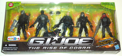 G.I.JOE 2009 RISE OF COBRA 5-PACK 2 OF 2 NEU & OVP TOYS R US TROOP BUILDER DUKE