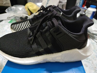 black adidas eqt trainers