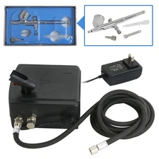 AIR COMPRESSOR Nozzle KIT Set Cake Paint New Precision Dual-Action AIR BRUSH 