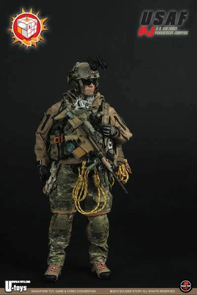 1:6 Soldier Story Multicam Casco Batería Bolsa 12" GI Joe DamToys Dragon Foto 4 de 4