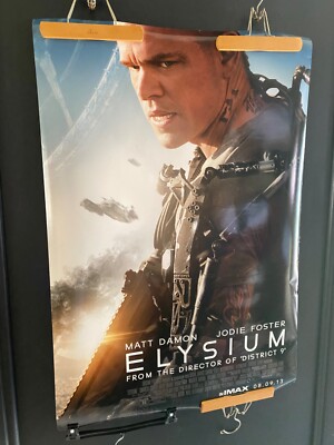 Elysium Movie Poster 40  by 27  2013 Double Sided #8