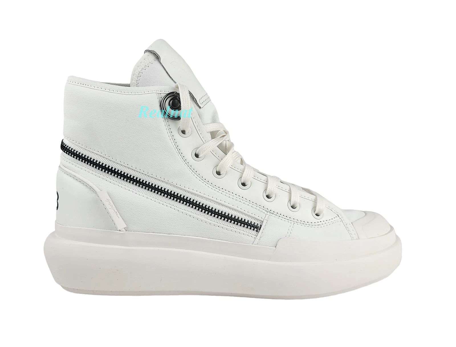 ADIDAS YOHJI YAMAMOTO Y-3 WHITE AJATU COURT HIGH NEW SHOES 7 M / 8 W HR1932