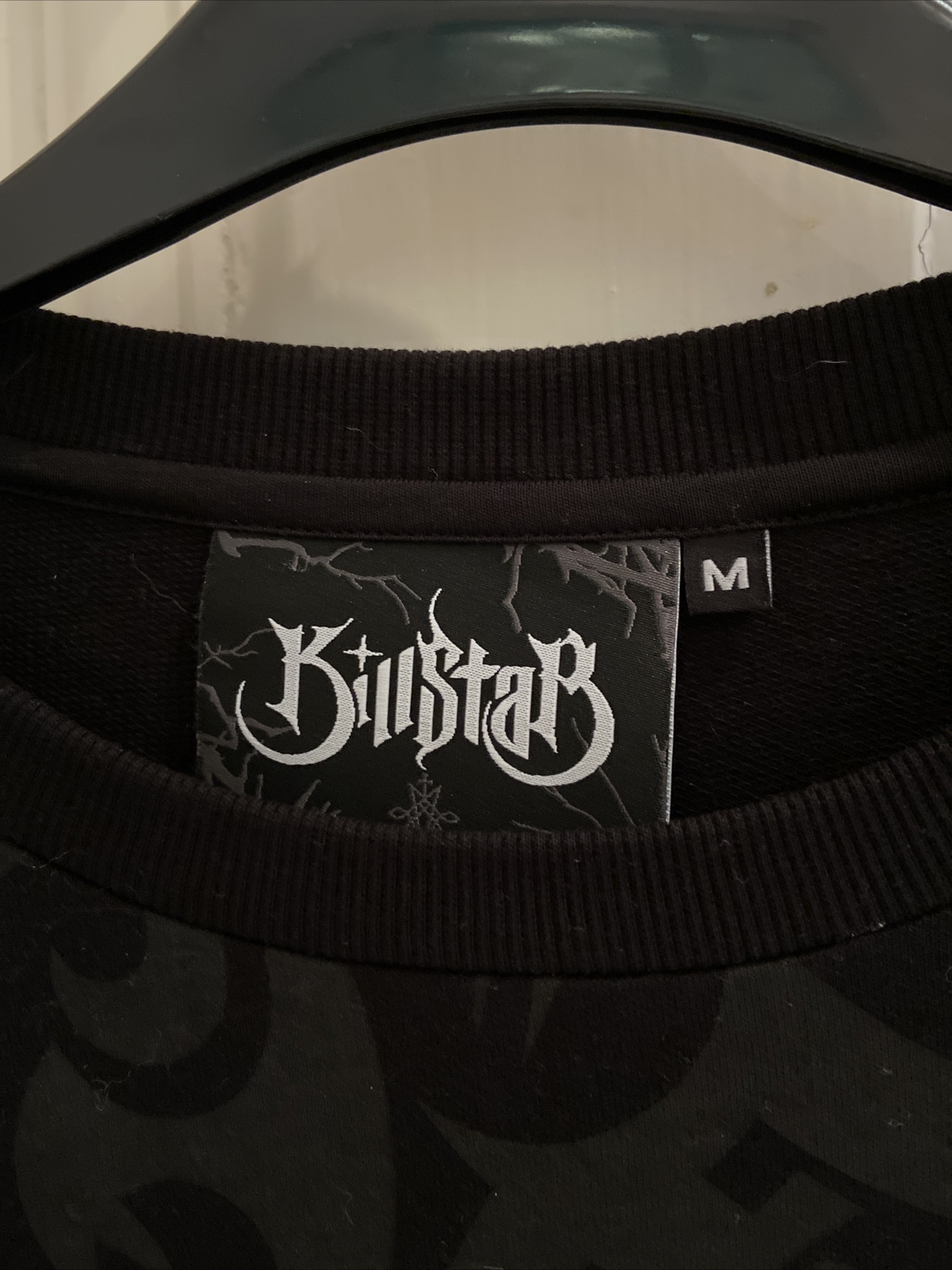 Killstar Long Sleeve Black Jumper Dress Gothic Skull Size M eBay