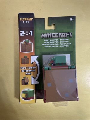 New Mattel Minecraft Flippin' Figs Baby Sniffer Action Figure 3.25  Trasforming