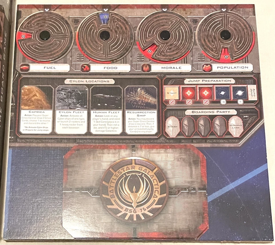 Battlestar Galactica The Board Game 2012 Fantasy Flight 100% Complete - Image 4 of 4
