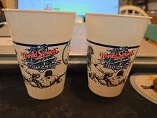 2) OAKLAND A'S SF GIANTS 1989 WORLD SERIES SOUVENIR BEER CUPS ULTRA RARE READ