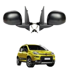Pair of 2 Rearview Mirrors Fiat Panda 169 from 2009 - 2012 Black Manuals
