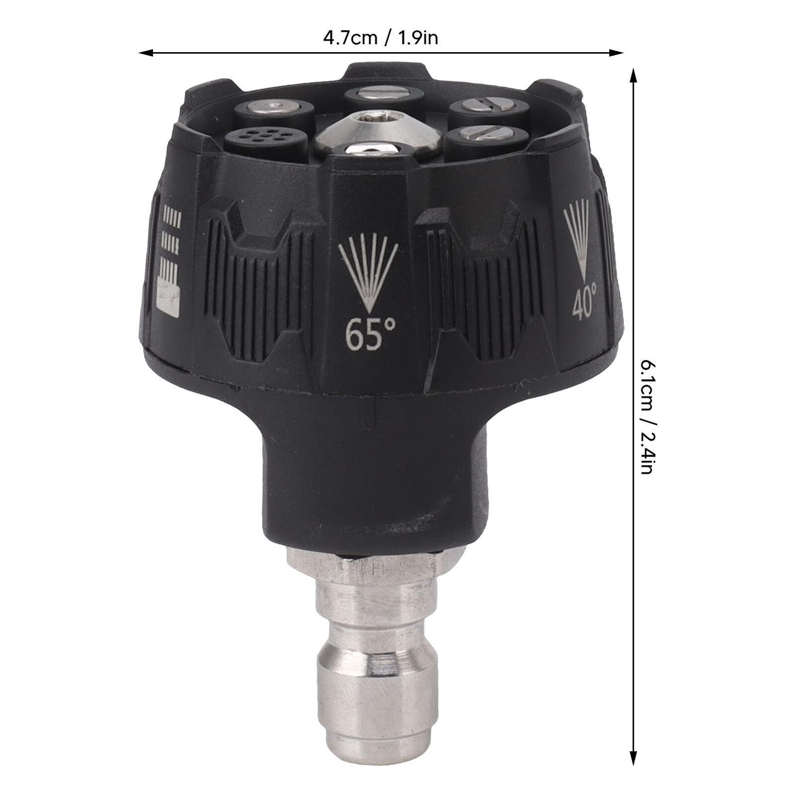 Pressure Washer Nozzle Tip 6 In 1 Spray Nozzle Adjustable For Garden Watering