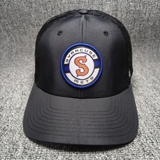 47 Syracuse Mets Black Trucker Hat Snapback Curved Brim Cap