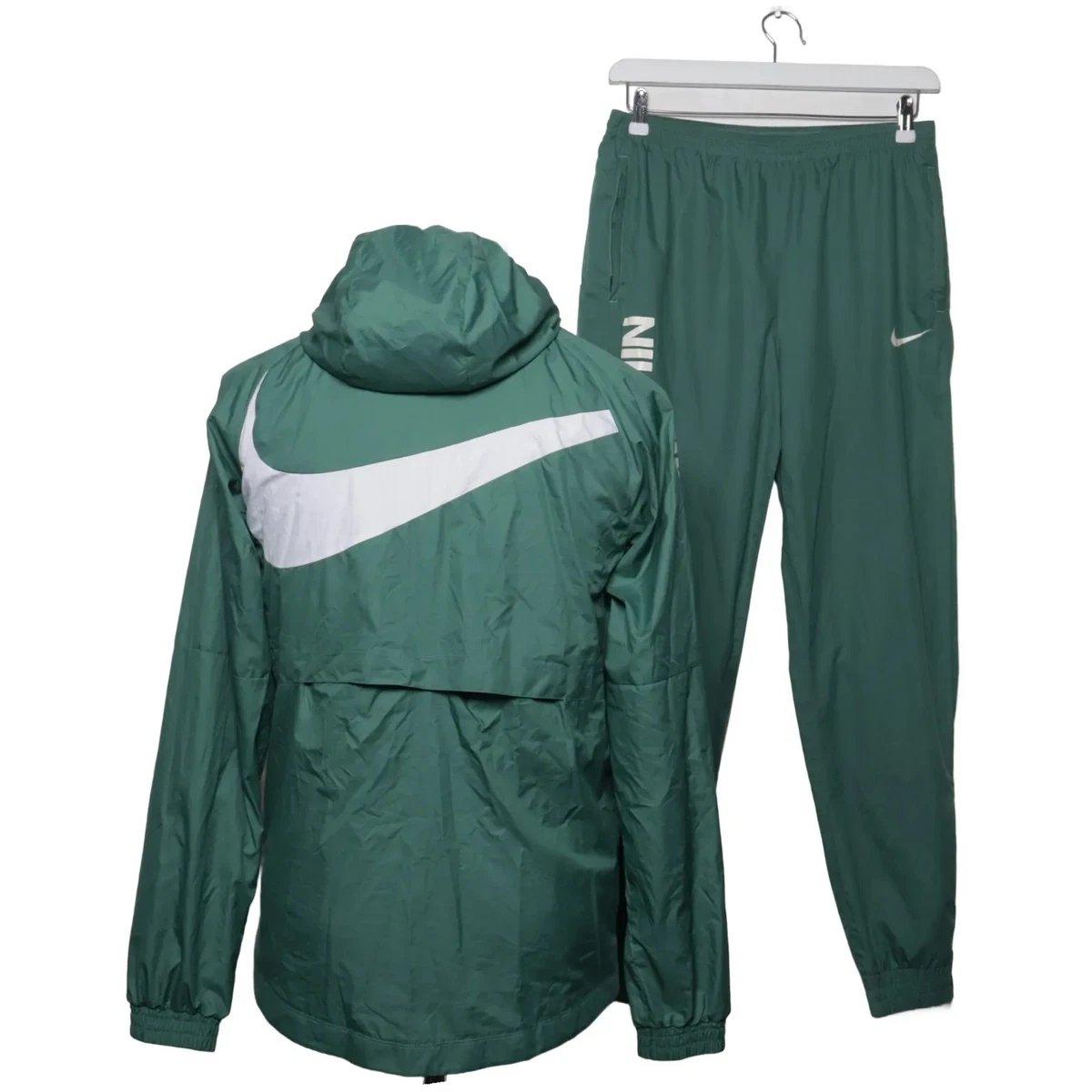 Nike, Trainingsset, Größe: M, Polyester, Grün, Einfarbig #1d5