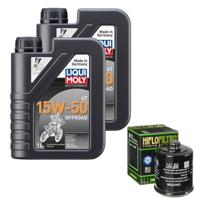 Inspektions-Set für Aeon Cobra 350 Bj. 2010, LIQUI MOLY 15W-50 Off. 2L, Ölfilter