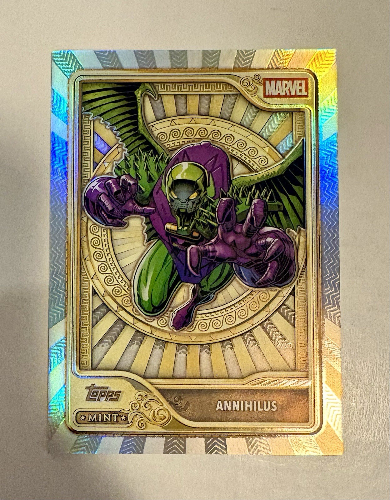 2026 Topps Marvel Mint Annihilus #98 Gold Tier Base