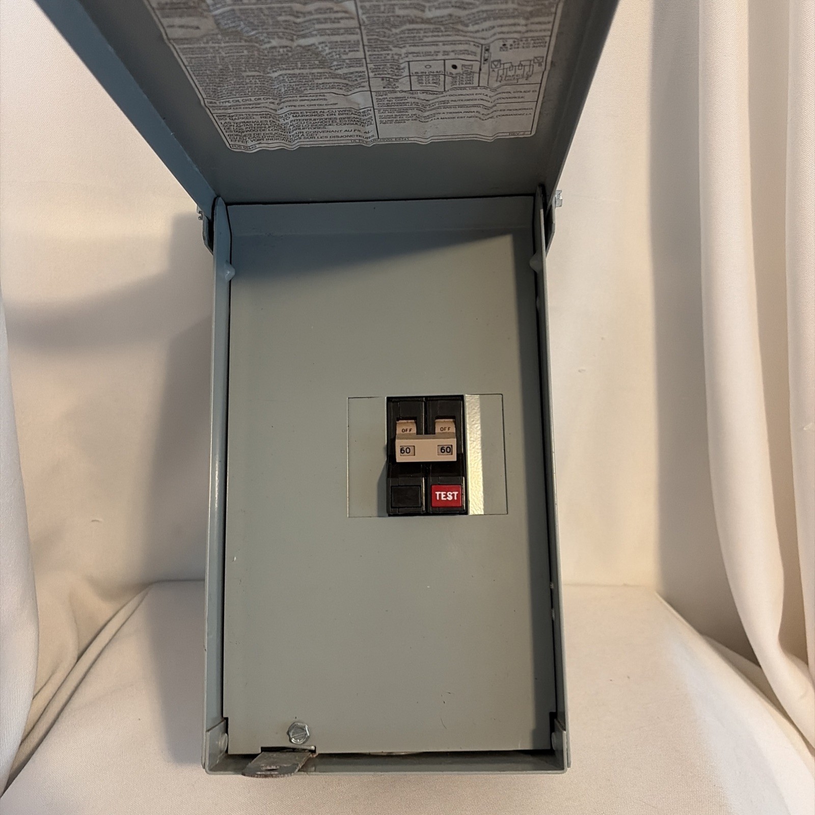 EATON Breaker Box With 60 Amp Breaker