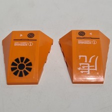 LEGO Orange Wedge 4x4 Warning Flammable Liquid Sticker 47753pb007 Set 7708