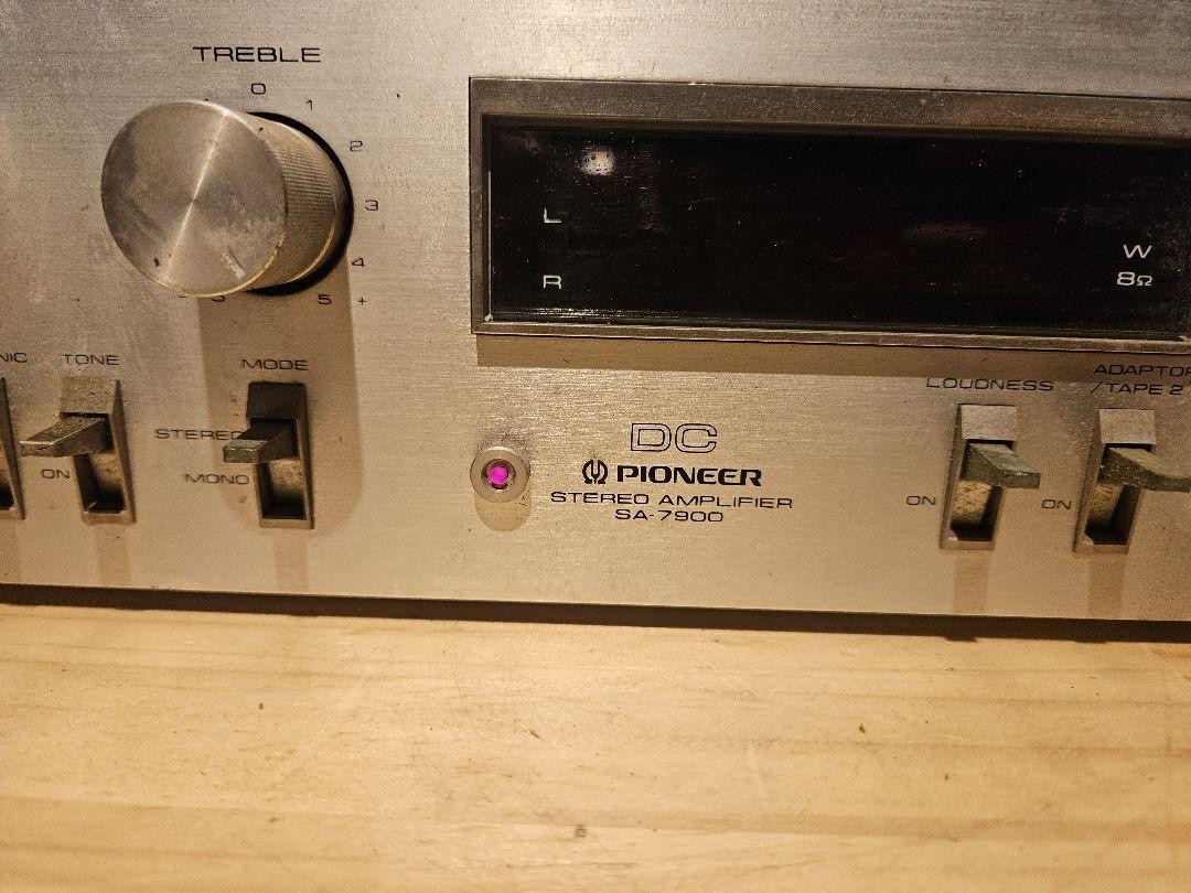 Pioneer SA-7900 Stereo DC Amplifier AC100V 50/60Hz 130W Silver